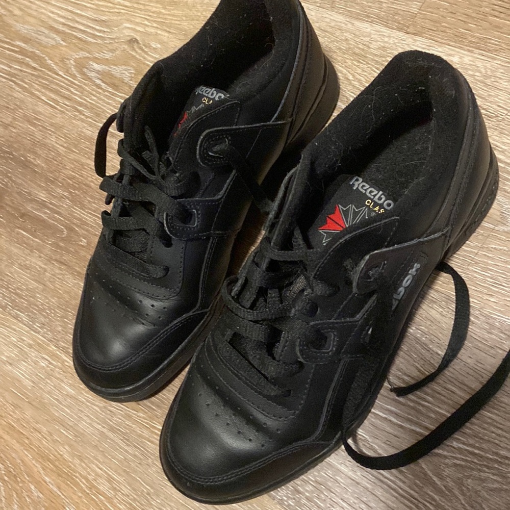 Black Reebok shoes